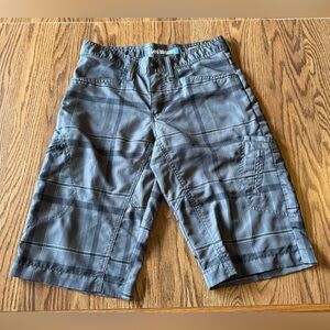 Lee Dungarees Dark GreyPlaid Shorts